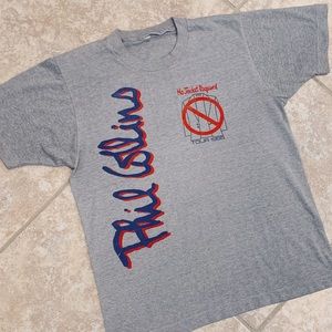 Phil Collins 1985 No Jacket Required Tour shirt M